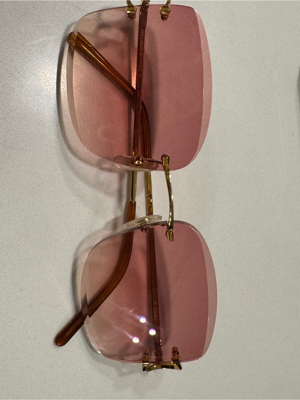 Cartier Square frame Pink gradient Sunglasses - Stylish Women’s Accessory